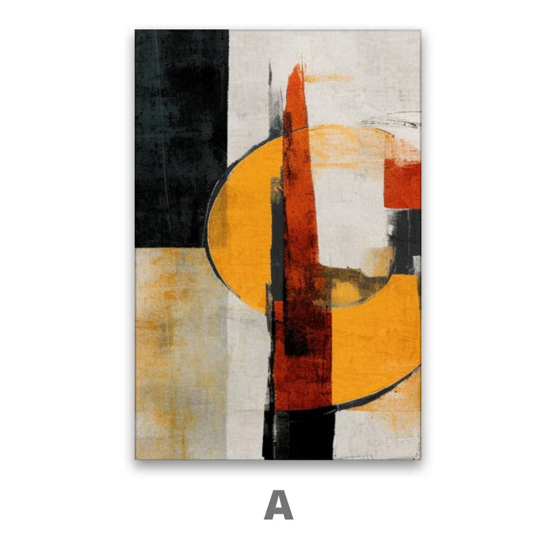 Quadro Stampa su Tela Frammenti Vibranti - CupidoDesign