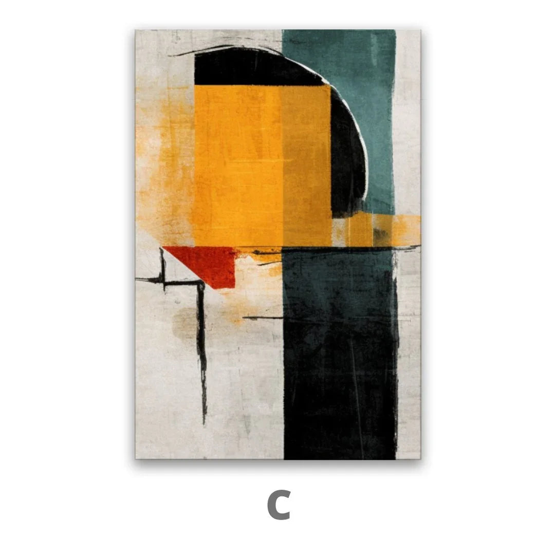 Quadro Stampa su Tela Frammenti Vibranti - CupidoDesign