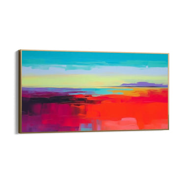 Quadro Stampa su Tela Frenesia Colorata - CupidoDesign