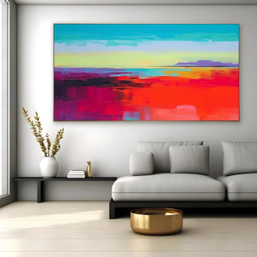Quadro Stampa su Tela Frenesia Colorata - CupidoDesign