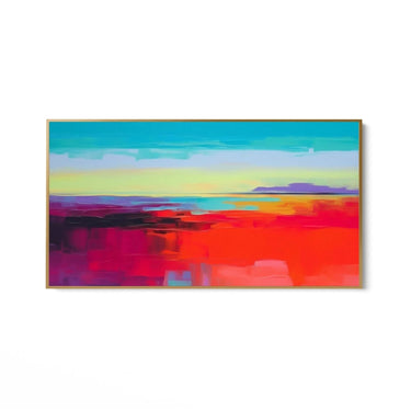 Quadro Stampa su Tela Frenesia Colorata - CupidoDesign
