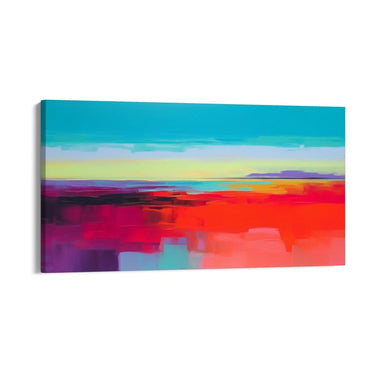 Quadro Stampa su Tela Frenesia Colorata - CupidoDesign