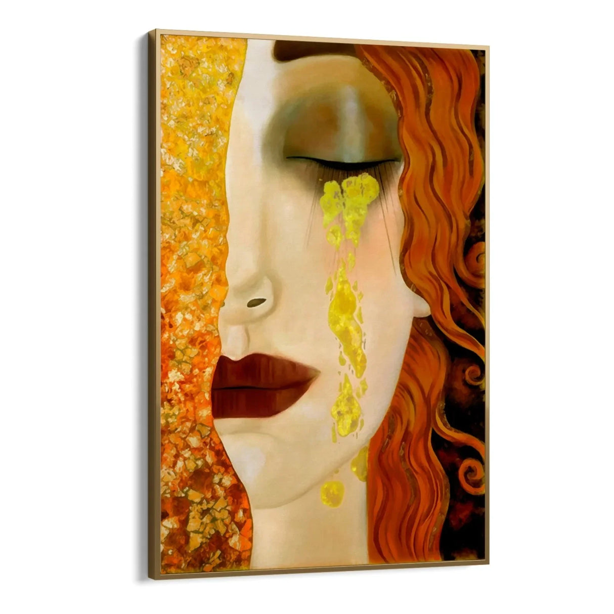 Quadro Stampa su Tela Freyas tears, Gustav Klimt / Marie Zilberman - CupidoDesign