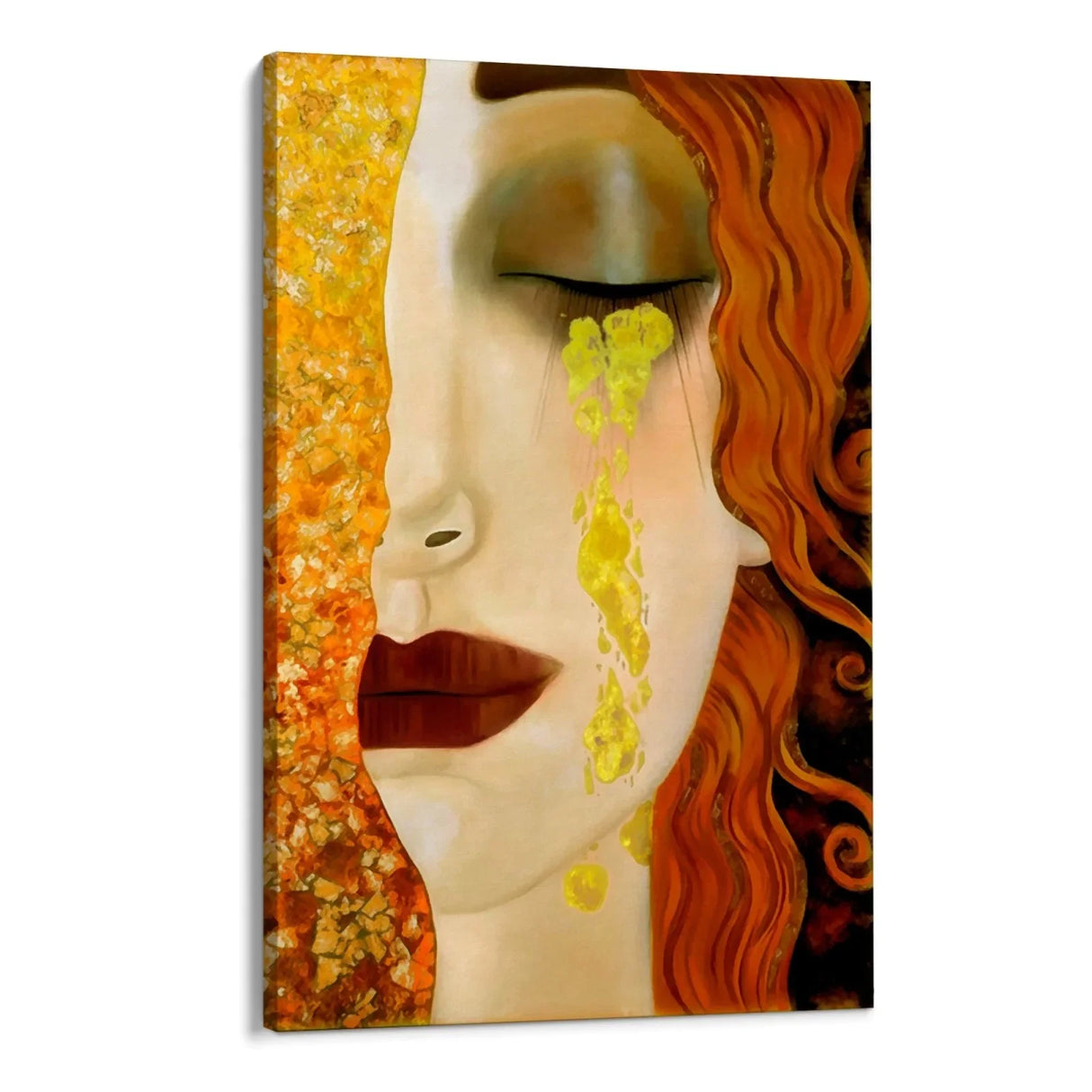 Quadro Stampa su Tela Freyas tears, Gustav Klimt / Marie Zilberman - CupidoDesign