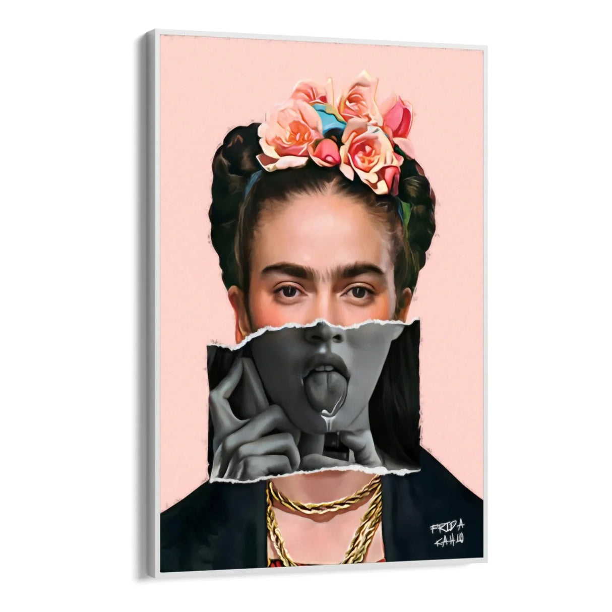Quadro Stampa su Tela Frida Wall Art - CupidoDesign