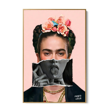 Quadro Stampa su Tela Frida Wall Art - CupidoDesign