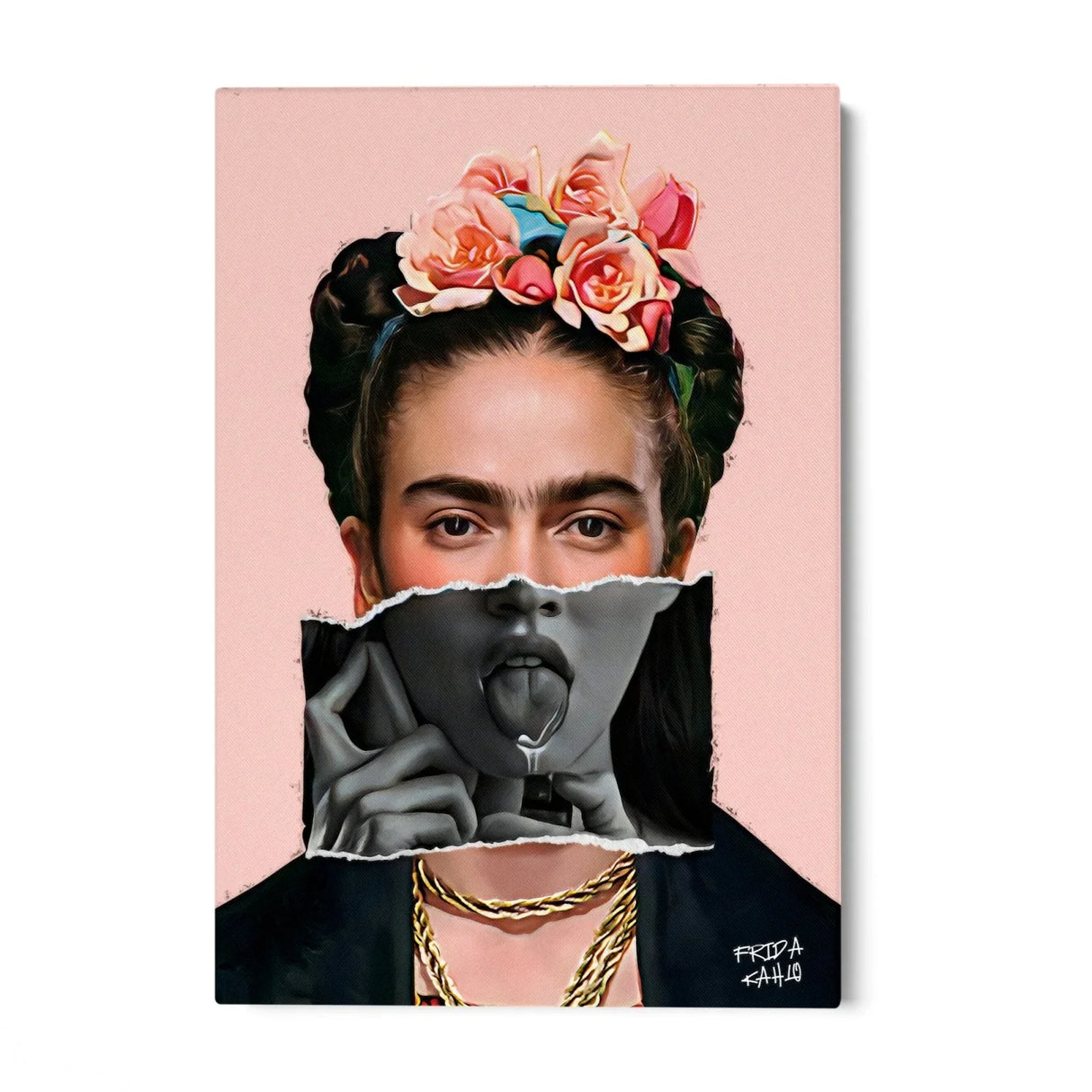 Quadro Stampa su Tela Frida Wall Art - CupidoDesign