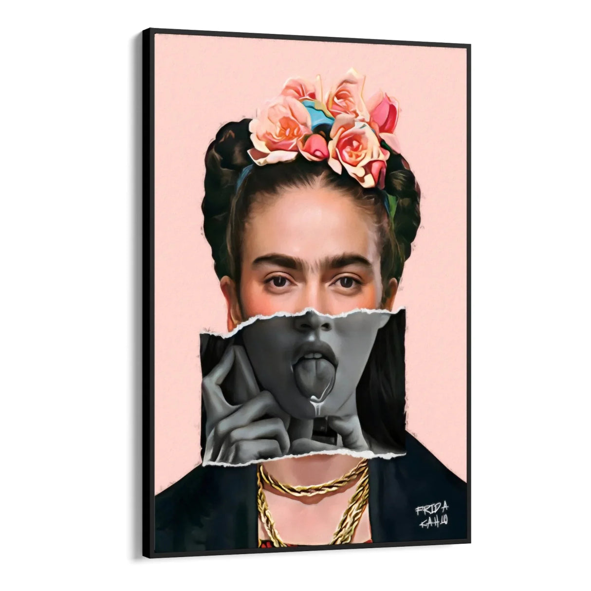 Quadro Stampa su Tela Frida Wall Art - CupidoDesign
