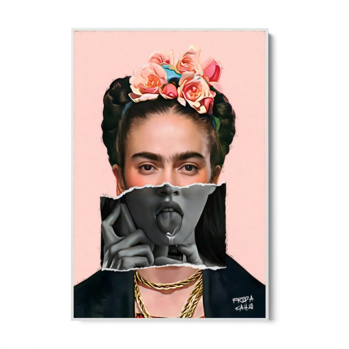 Quadro Stampa su Tela Frida Wall Art - CupidoDesign