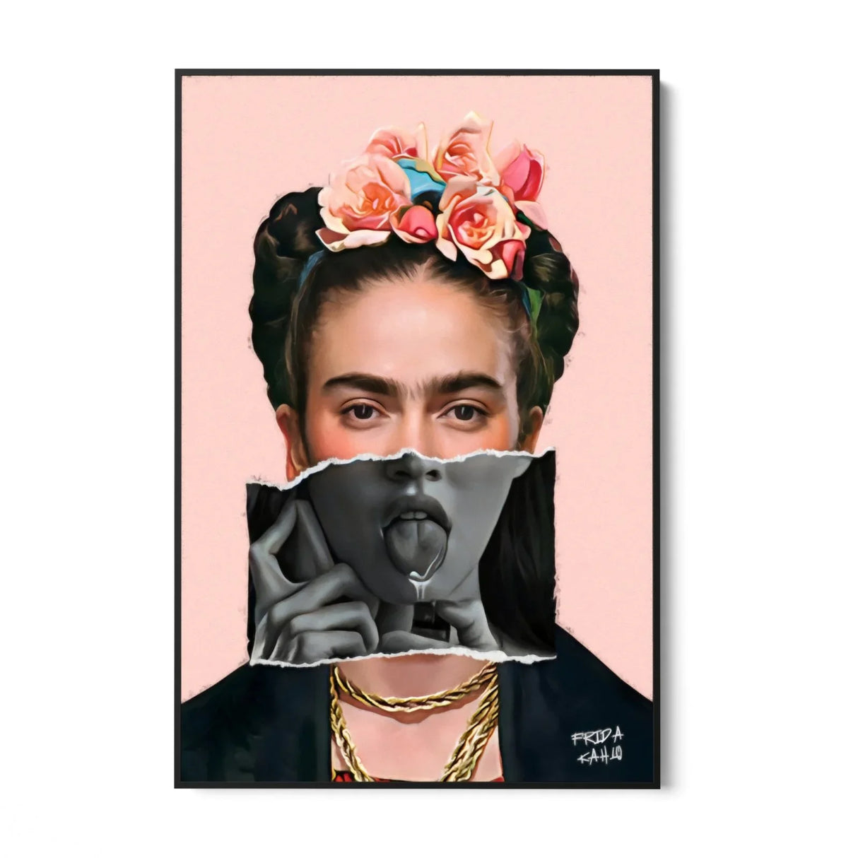 Quadro Stampa su Tela Frida Wall Art - CupidoDesign