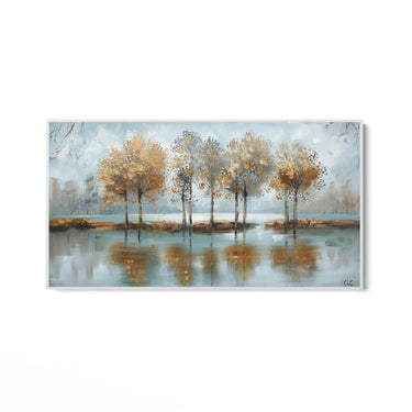 Quadro Stampa su Tela Fronde solitarie - CupidoDesign