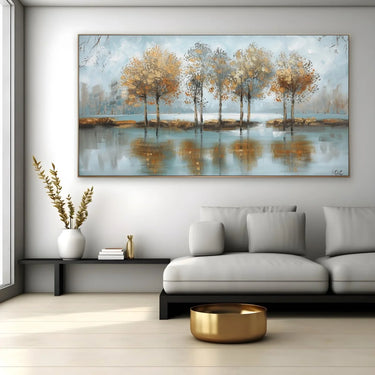 Quadro Stampa su Tela Fronde solitarie - CupidoDesign