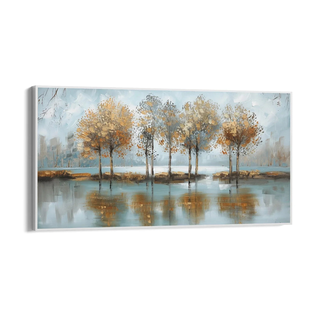 Quadro Stampa su Tela Fronde solitarie - CupidoDesign