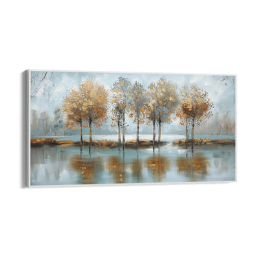 Quadro Stampa su Tela Fronde solitarie - CupidoDesign