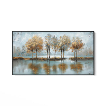 Quadro Stampa su Tela Fronde solitarie - CupidoDesign