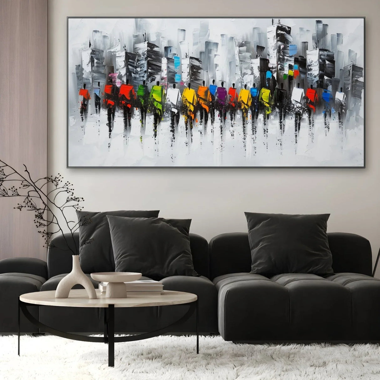 Quadro Stampa su Tela Fronte di pensiero - CupidoDesign