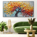 Quadro Stampa su Tela Fuga delle Foglie - CupidoDesign