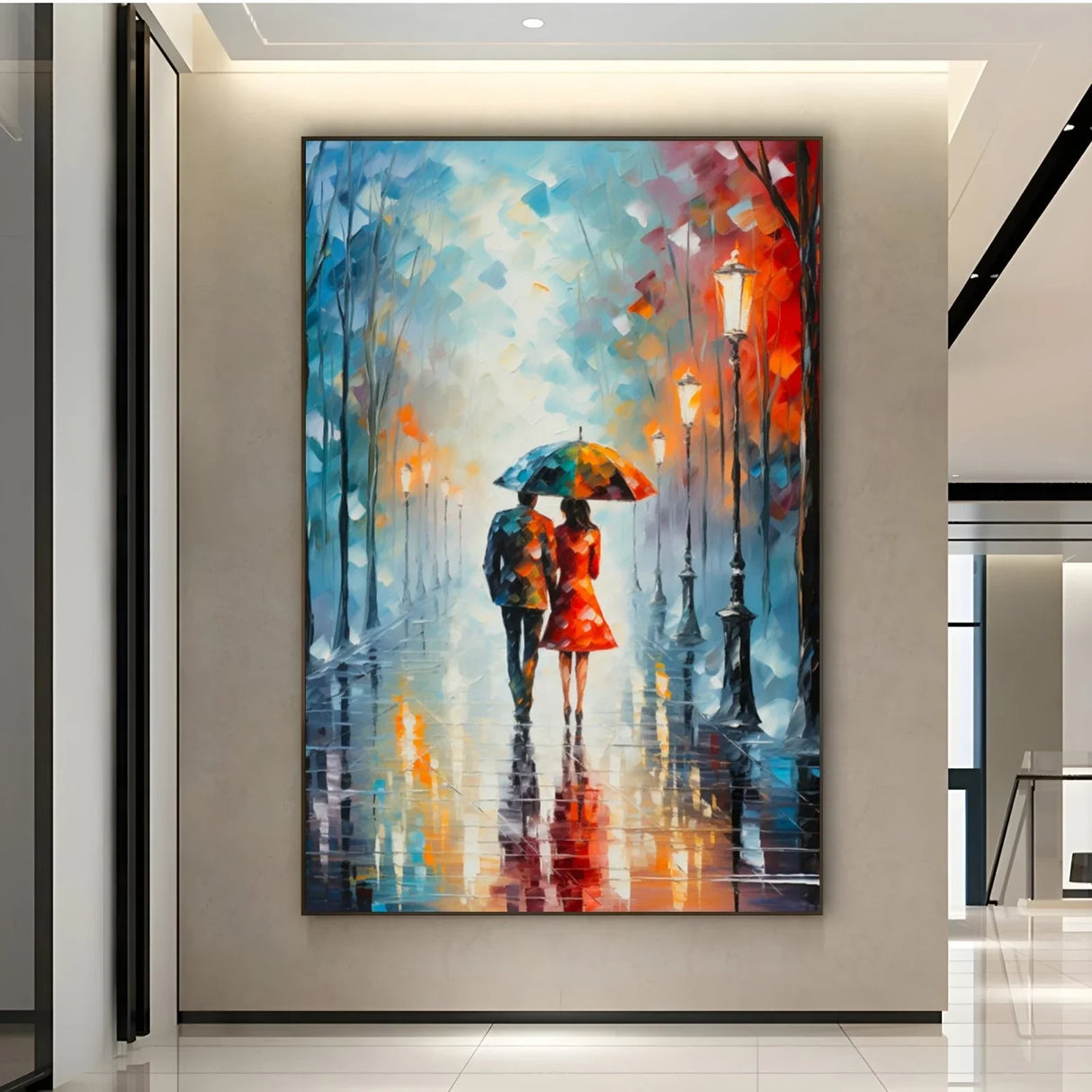 Quadro Stampa su Tela Fuga Verso il Giallo - CupidoDesign