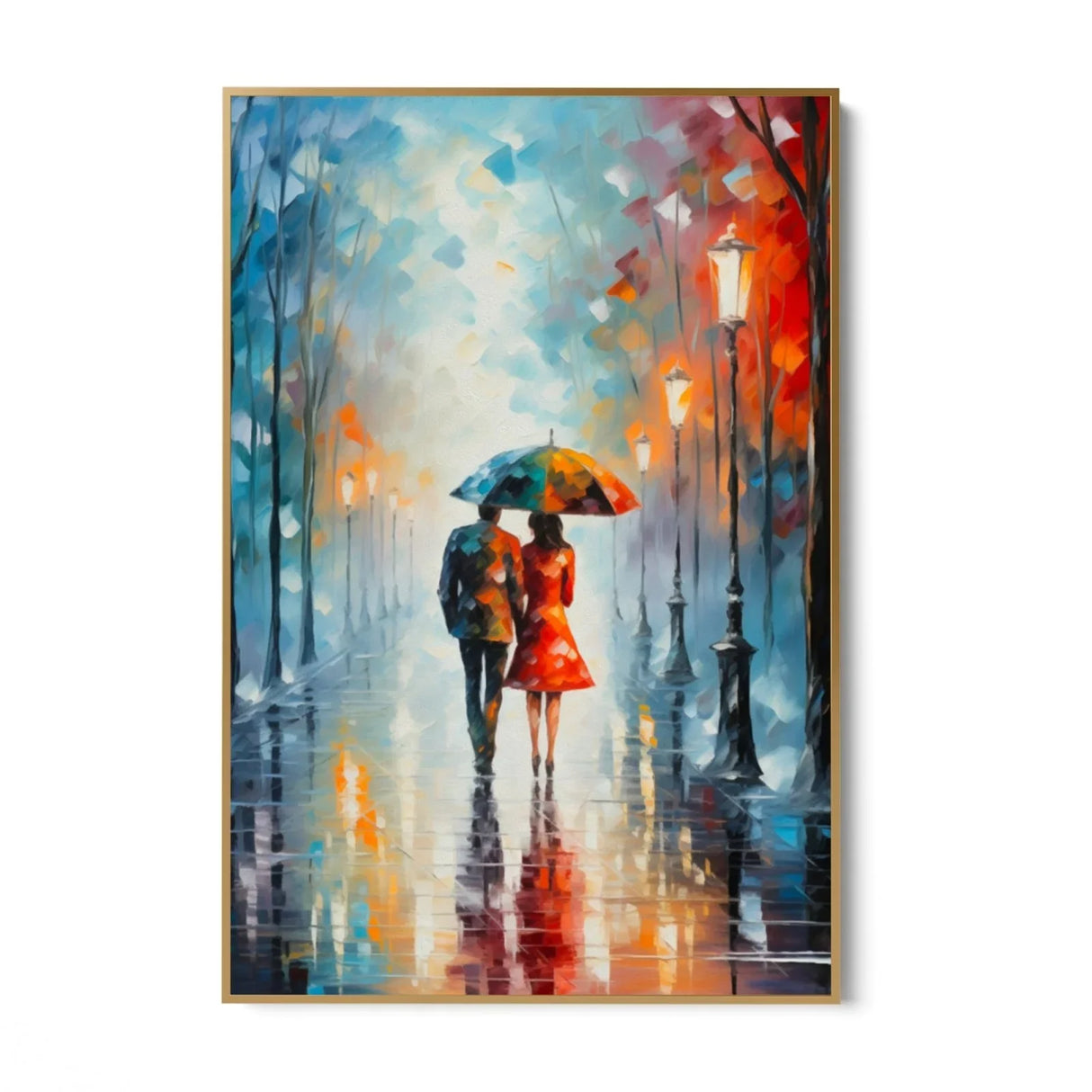 Quadro Stampa su Tela Fuga Verso il Giallo - CupidoDesign
