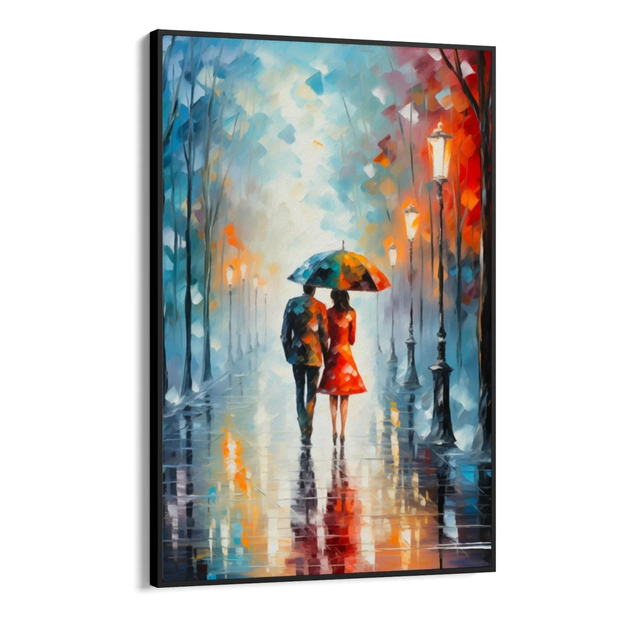 Quadro Stampa su Tela Fuga Verso il Giallo - CupidoDesign