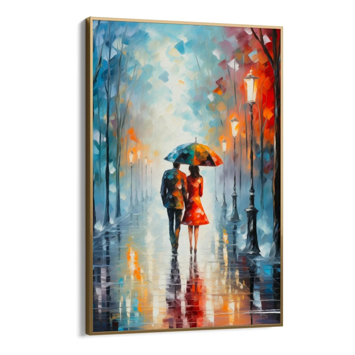 Quadro Stampa su Tela Fuga Verso il Giallo - CupidoDesign