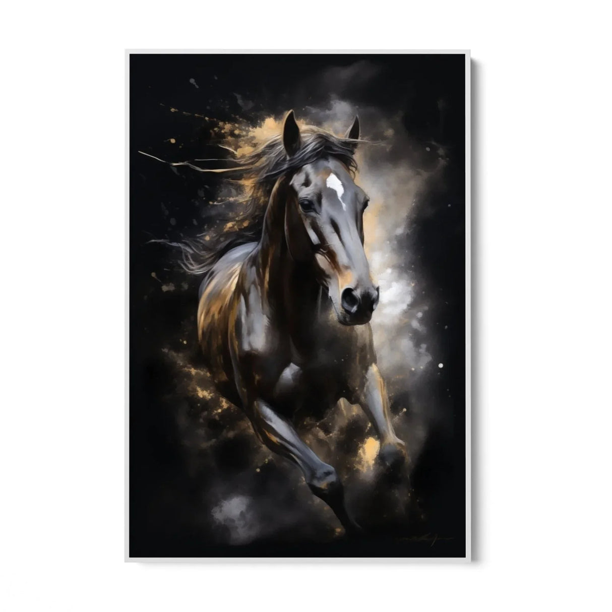 Quadro Stampa su Tela Furia in movimento - CupidoDesign