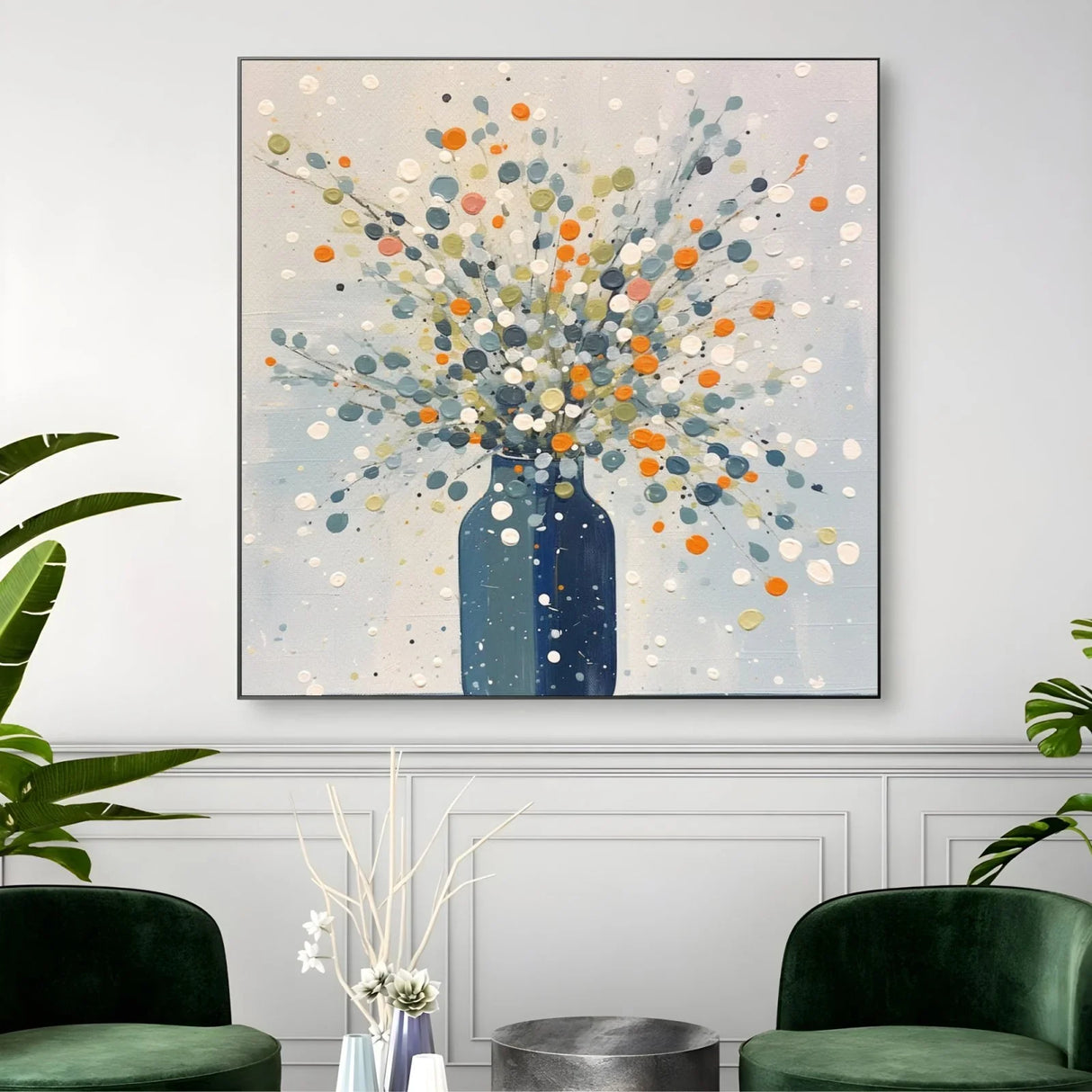 Quadro Stampa su Tela Gardenia Incantata - CupidoDesign