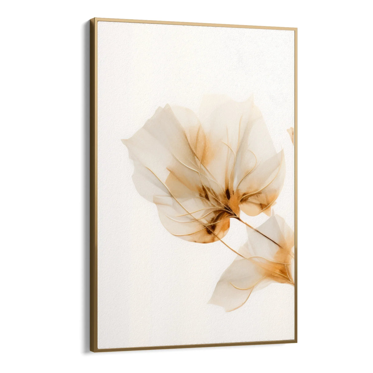 Quadro Stampa su Tela Gardenia dorata - CupidoDesign