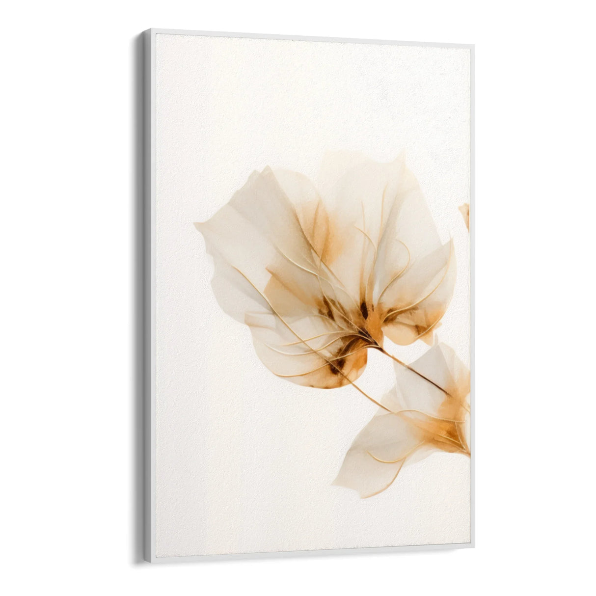 Quadro Stampa su Tela Gardenia dorata - CupidoDesign