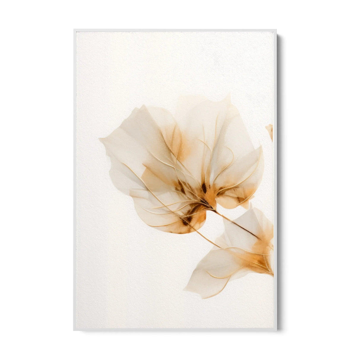 Quadro Stampa su Tela Gardenia dorata - CupidoDesign