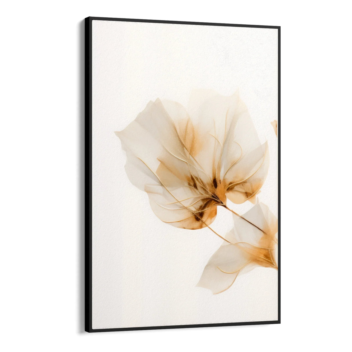 Quadro Stampa su Tela Gardenia dorata - CupidoDesign