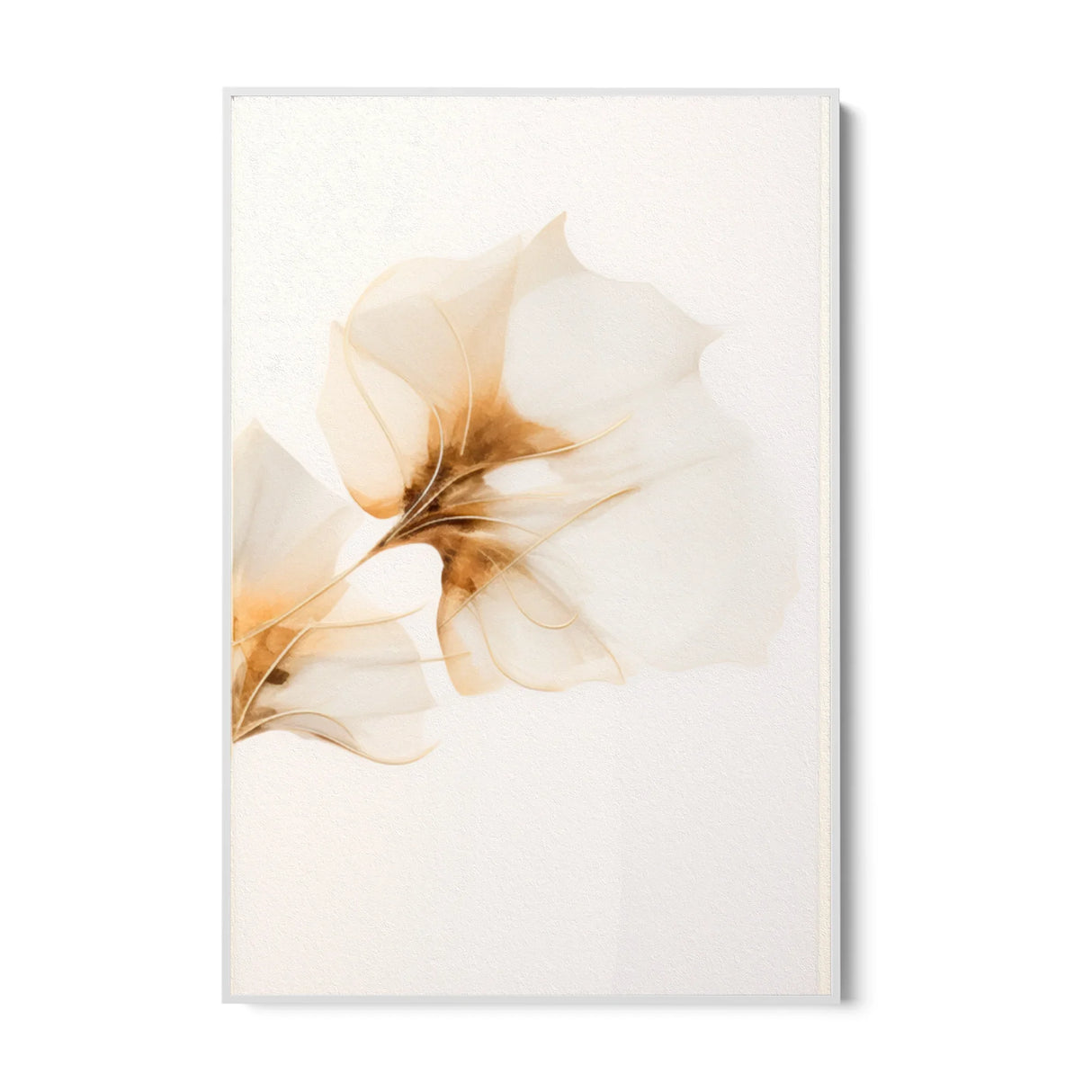 Quadro Stampa su Tela Gardenia dorata - CupidoDesign