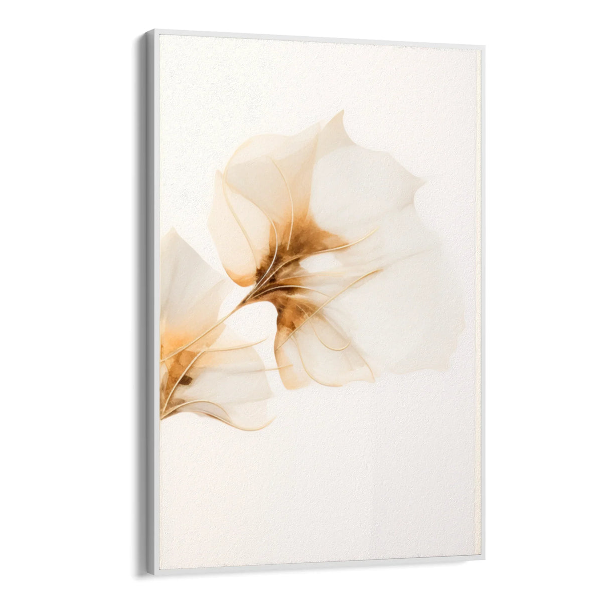 Quadro Stampa su Tela Gardenia dorata - CupidoDesign