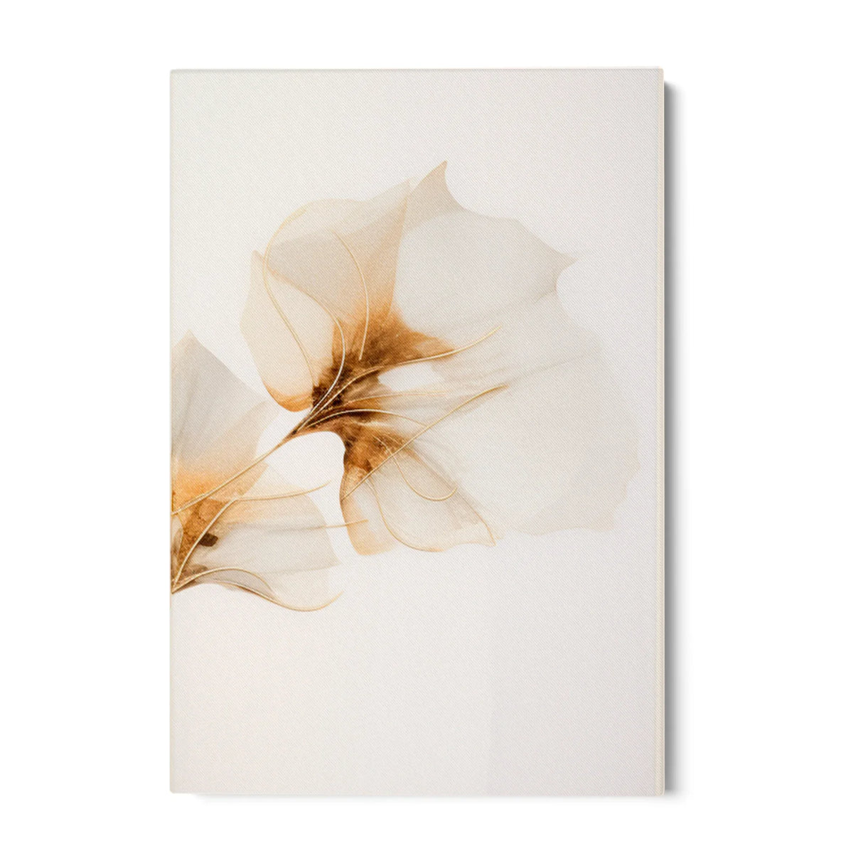 Quadro Stampa su Tela Gardenia dorata - CupidoDesign