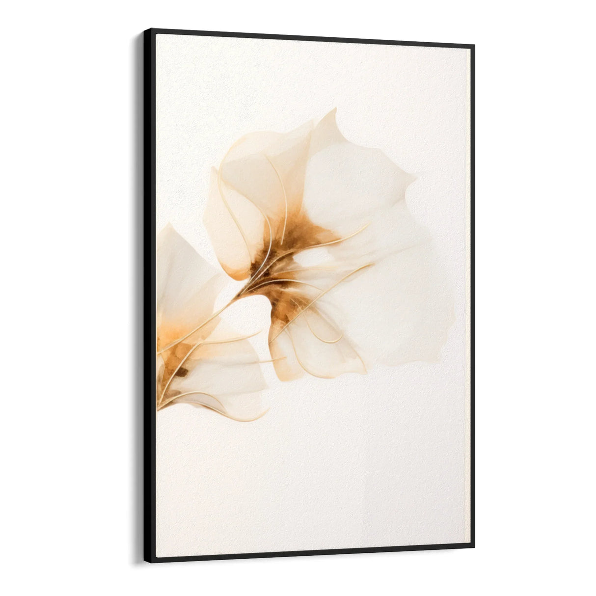 Quadro Stampa su Tela Gardenia dorata - CupidoDesign