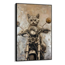 Quadro Stampa su Tela Gatto selvaggio - CupidoDesign