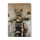 Quadro Stampa su Tela Gatto selvaggio - CupidoDesign