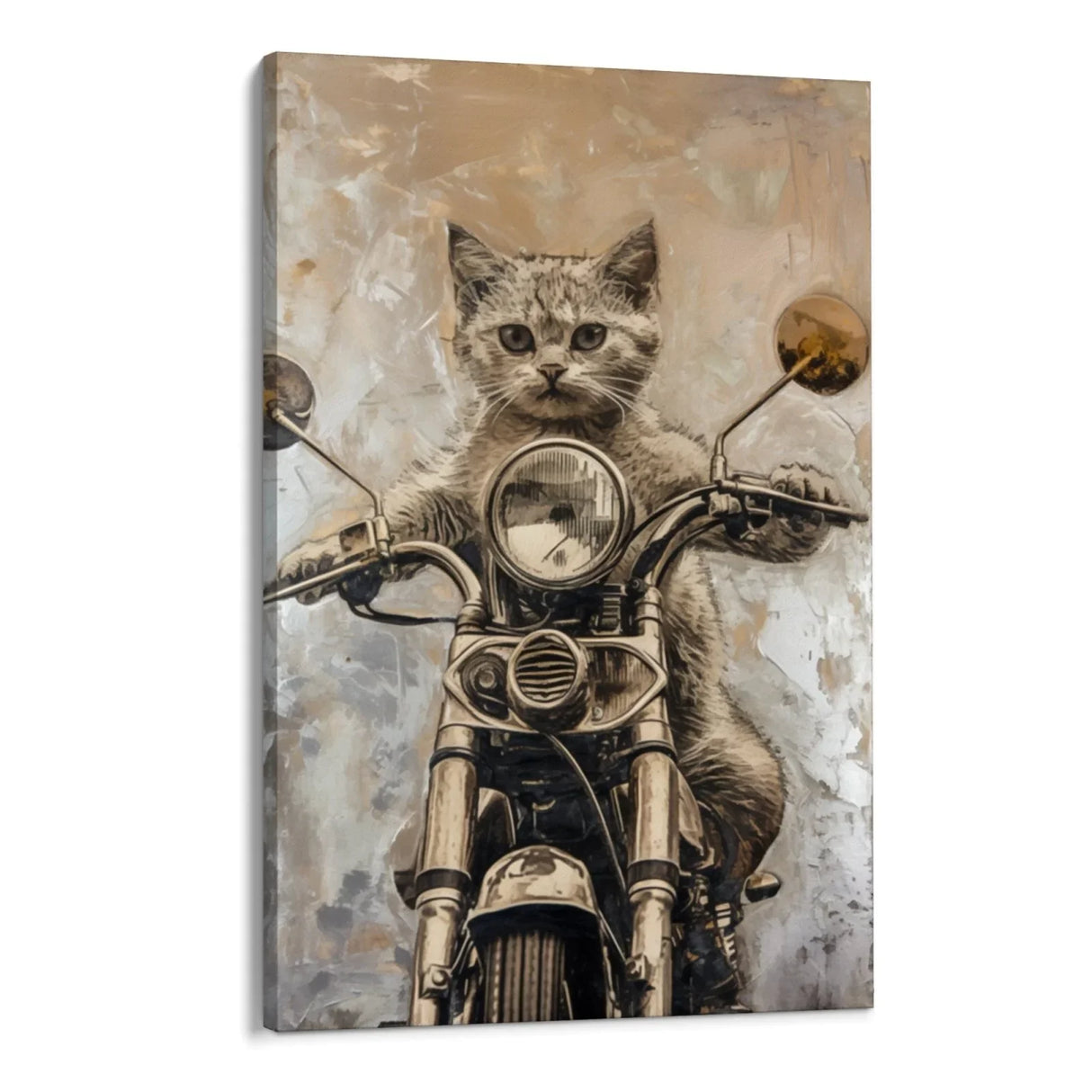 Quadro Stampa su Tela Gatto selvaggio - CupidoDesign
