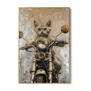 Quadro Stampa su Tela Gatto selvaggio - CupidoDesign