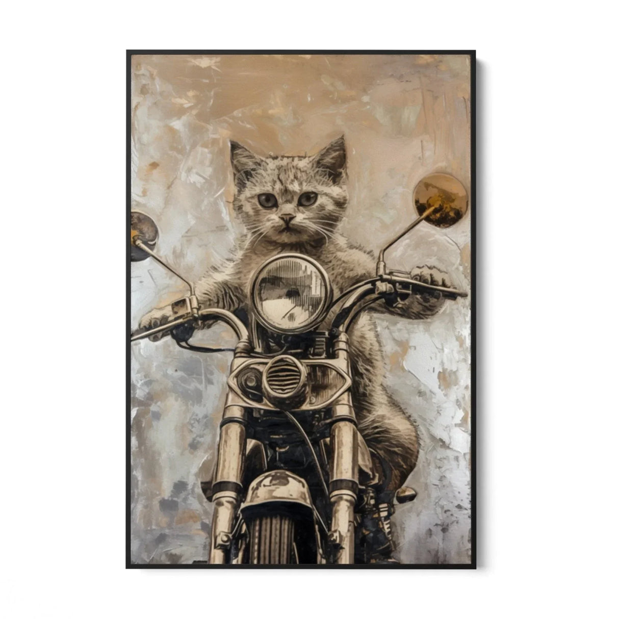 Quadro Stampa su Tela Gatto selvaggio - CupidoDesign