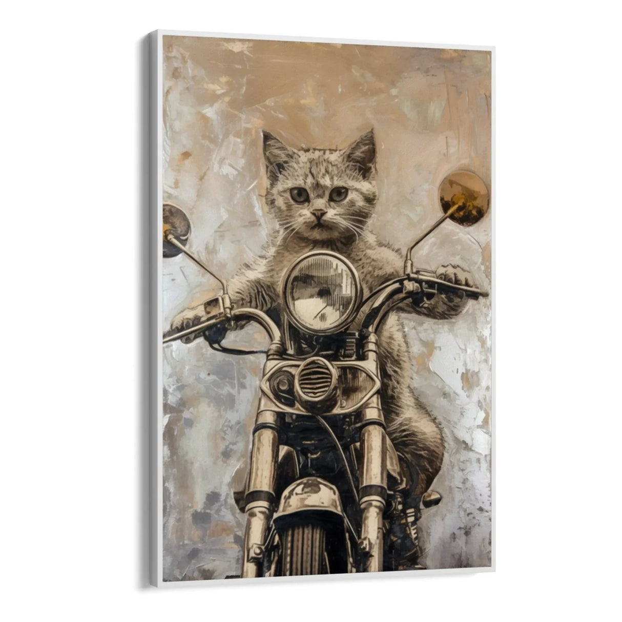 Quadro Stampa su Tela Gatto selvaggio - CupidoDesign