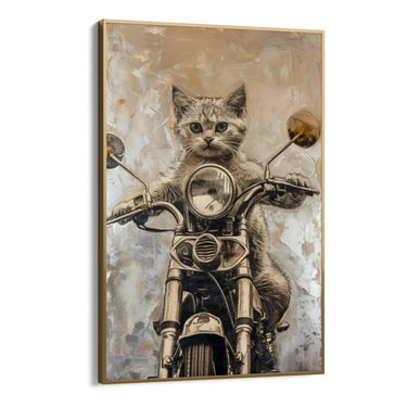 Quadro Stampa su Tela Gatto selvaggio - CupidoDesign