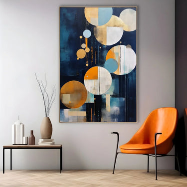 Quadro Stampa su Tela Geometria Circolare - CupidoDesign