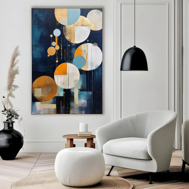 Quadro Stampa su Tela Geometria Circolare - CupidoDesign