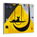 Quadro Stampa su Tela Gialla Geometria - CupidoDesign