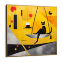 Quadro Stampa su Tela Gialla Geometria - CupidoDesign