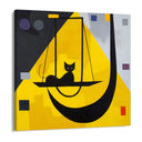 Quadro Stampa su Tela Gialla Geometria - CupidoDesign