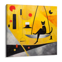 Quadro Stampa su Tela Gialla Geometria - CupidoDesign