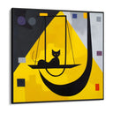 Quadro Stampa su Tela Gialla Geometria - CupidoDesign