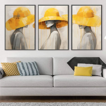 Quadro Stampa su Tela Giallo delicato - CupidoDesign